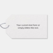 Unieke moderne Logo Pattern Sjabloon | Black Cadeaulabel (Achterkant Horizontaal)