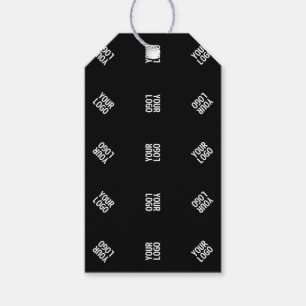 Unieke moderne Logo Pattern Sjabloon   Black Cadeaulabel