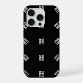 Unieke moderne Logo Pattern Sjabloon | Black iPhone Hoesje (Achterkant)
