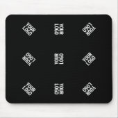 Unieke moderne Logo Pattern Sjabloon | Black Muismat (Voorkant)