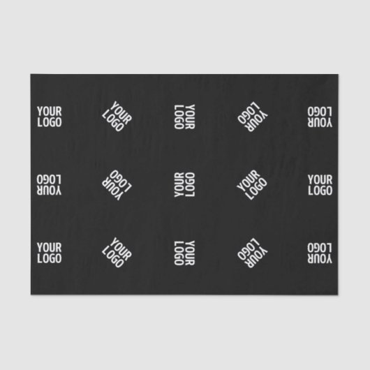 Unieke moderne Logo Pattern Sjabloon | Black Tissuepapier (Voorkant)