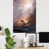 Unieke moderne Māori Art Poster (Thuiskantoor)