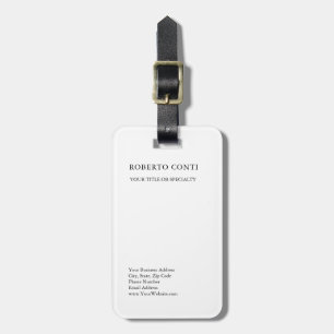 Unieke, moderne minimalistische bagagelabel