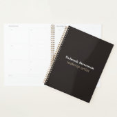 Unieke moderne minimalistische grijze douane planner (Display)