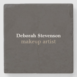 Unieke moderne minimalistische grijze douane stenen onderzetter