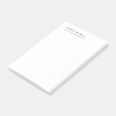 Unieke moderne minimalistische naam beroep post-it® notes (Schuin)