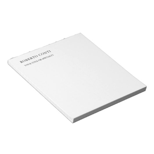 Unieke, moderne minimalistische notitieblok (Schuin)