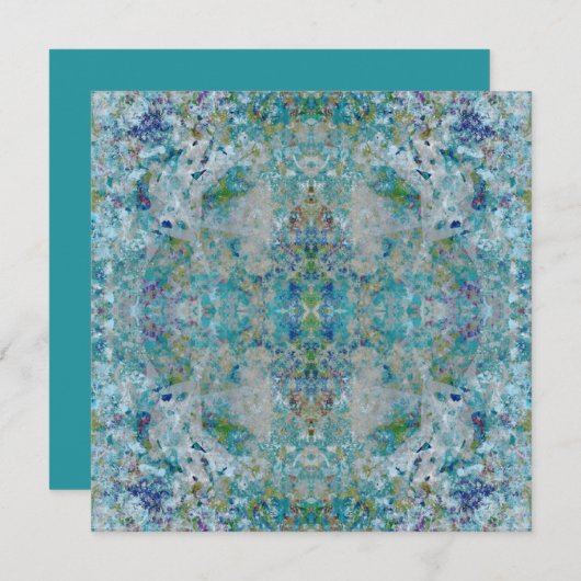 Unieke moderne one of a kind Abstracte kunst desig Kaart (Voorkant / Achterkant)