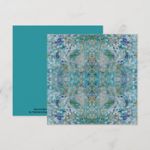 Unieke moderne one of a kind Abstracte kunst desig Kaart