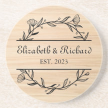 Unieke Moderne Rustieke Custom Paar Bruiloft Datum