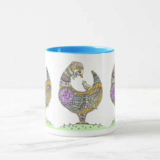 Unieke Moeder Hen-mok. Mok (Midden)