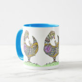 Unieke Moeder Hen-mok. Mok (Voorkant links)