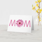 , unieke Moederdag Kaart (Gele Bloem)