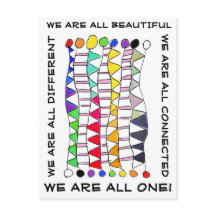 Unieke, mooie en unieke gevierde diversiteit