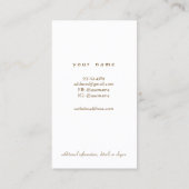 Unieke Moth Creative Designer Visitekaartje (Achterkant)