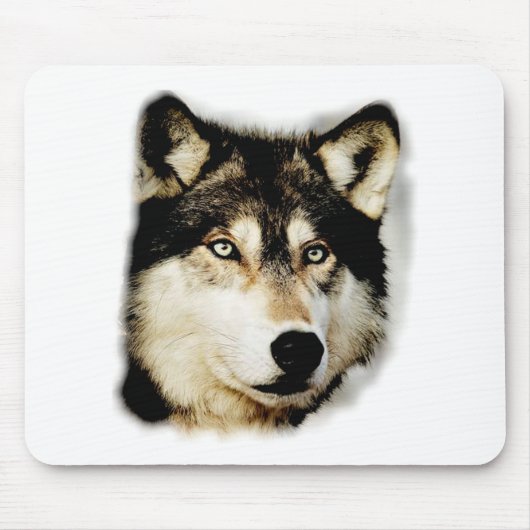 Unieke Motivatie wolf Muismat (Voorkant)