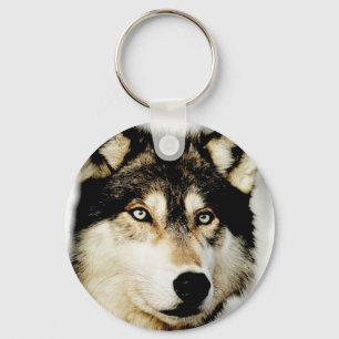 Unieke Motivatie wolf Sleutelhanger