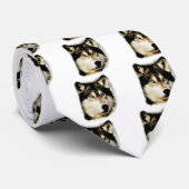 Unieke Motivatie wolf Stropdas (Opgerold)