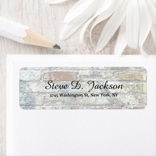 Unieke Muur Modern Elegant Script Handschrift Etiket (Insitu)