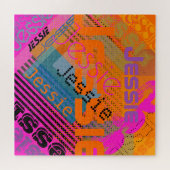 Unieke  naam | Fun Colorful & Creative Legpuzzel (Horizontaal)