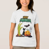 Unieke ontwerpers voor Halloween Fest Tri-Blend Shirt (Voorkant)