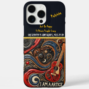 Unieke oog-geïnspireerde kunst met wervelende patr iPhone 16 pro max hoesje
