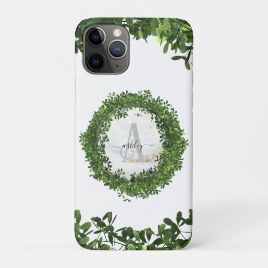 Unieke, op maat gemaakte Sleutelhanger met botanis Case-Mate iPhone Case (Achterkant)