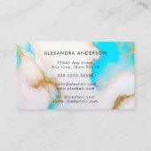 Unieke Opal Gold Details Visitekaartje (Achterkant)