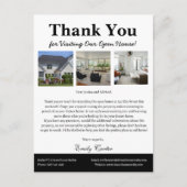 Unieke Open Huis Dank U van Unique Real Estate Briefkaart (Voorkant)