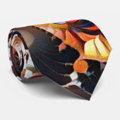 Unieke patronen stropdas (Opgerold)