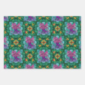 Unieke Patronen Wrapping Paper Flat Sheet Set van  (Voorkant 3)