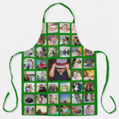 Unieke persoonlijke fotocollage schort (Voorkant)