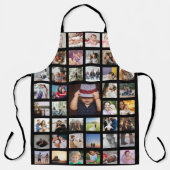 Unieke persoonlijke fotocollage schort (Voorkant)