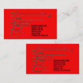 Unieke Pistool Graphic Visitekaartje (Voorkant / Achterkant)