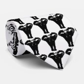 Unieke Pop Art Olifant Stropdas (Opgerold)