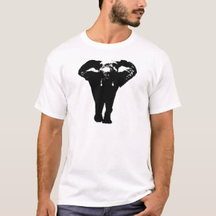 Unieke Pop Art Olifant T-shirt