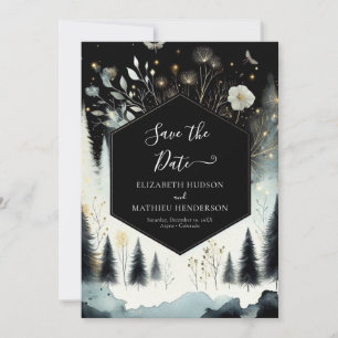 Unieke Printable Enchanted Forest Wedding Save The Date