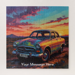 Unieke psychedelische & plezier gepersonaliseerd legpuzzel