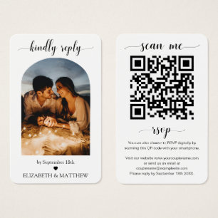 Unieke QR-code foto van webpagina's Scan me naar R Visitekaartje