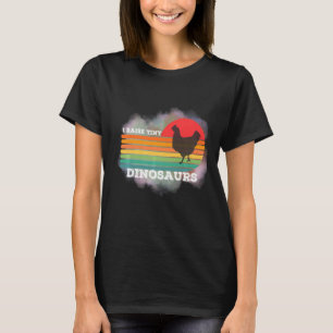 Unieke Retro 70s Sunset I Raise Tiny Chickens T-shirt