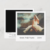 Unieke Retro Instant Photo Bridal Brunch Kaart (Voorkant / Achterkant)