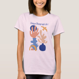 Unieke Risograph Art T-shirt