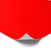 Unieke rode achtergrond liefdesromantiek poster (Hoek)