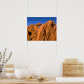 Unieke rotsformatie, Californië Poster (Keuken)