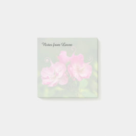 Unieke roze Floral op maat Post-it® Notes