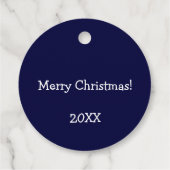 Unieke Roze Lint Bauble Bedankjes Labels (Achterkant)