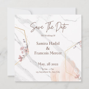Unieke Save The Date Trouw Uitnodiging