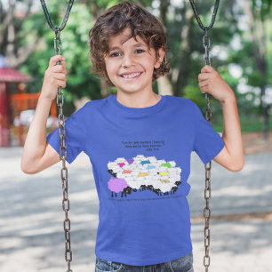 Unieke schapen t-shirt