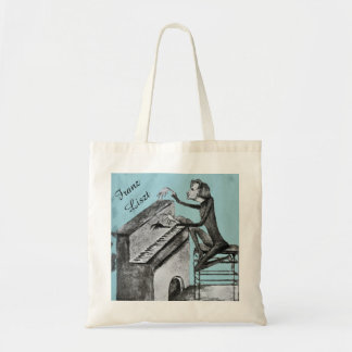 Unieke schets van Franz Liszt door Maurice Sand 18 Tote Bag