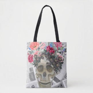 Unieke Skull Print Canvas tas, mooi en stijlvol Draagtas